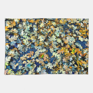 Lire ces serviettes de cuisine Feuille