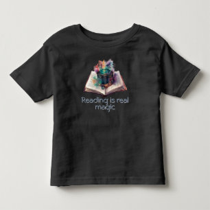 Lire est un T-shirt magique; littérature; Kids Tee