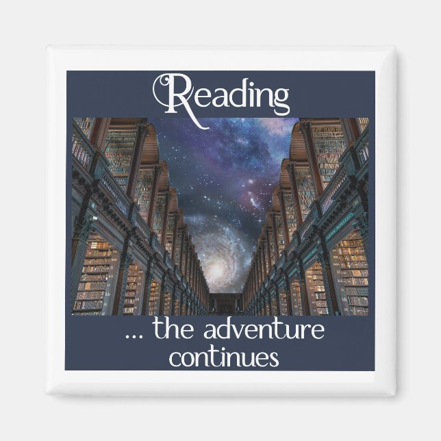 Lire ... l'aventure continue aimant (Devant)