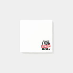 Lire les livres interdits Notes post-it