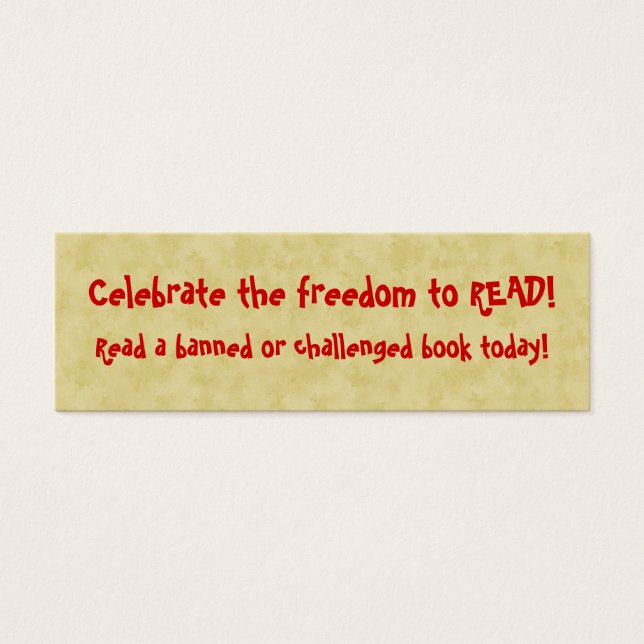 Lire les livres interdits Signet (Devant)