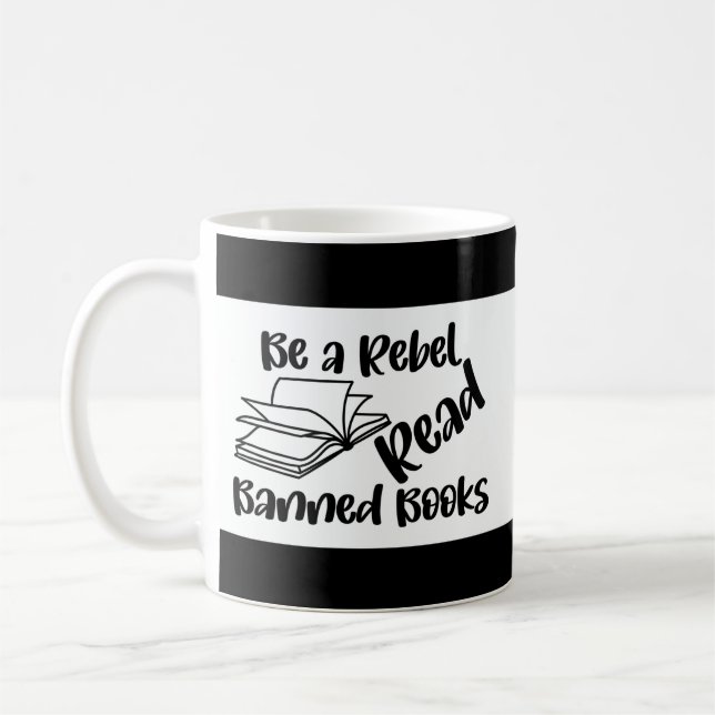 Lire Livres interdits Café Mug (Gauche)