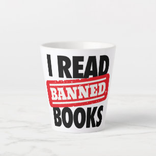 Lire Livres interdits Latte Mug