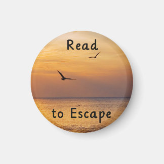 Lire pour s'évader Magnet | Citation de lecture po