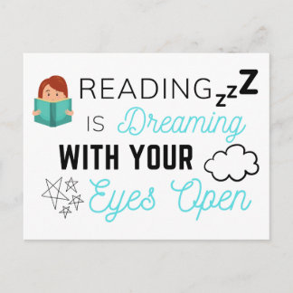 Lire Rêve Avec Vos Yeux Ouvrir Carte Postale