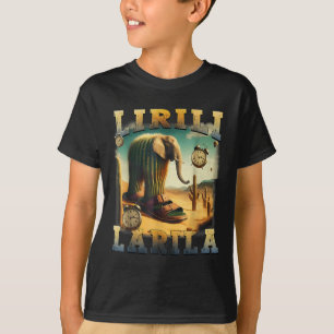 Lirili Larila Lustiges Italienisches Brainrot Meme T-Shirt