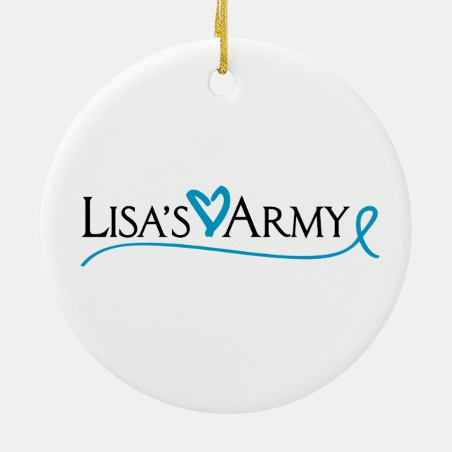 Lisas Armee Ornamanet Keramik Ornament (Hinten)