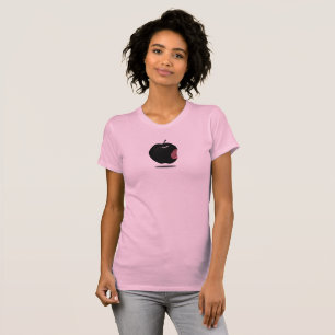 Lisas rosa Venom Bitten Apple T-Shirt