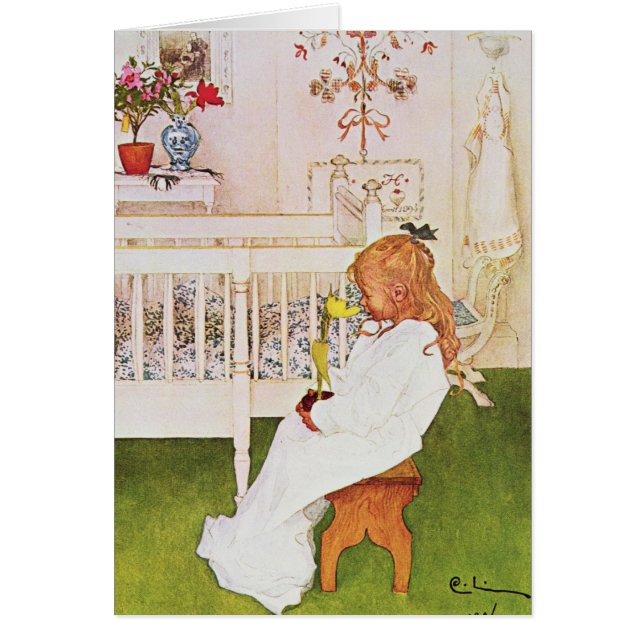 Lisbeth mit einer gelben Tulpe (Vorne)