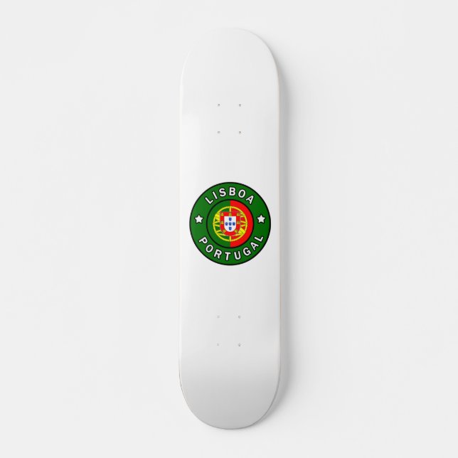 Lisboa Portugal Skateboard (Vorne)
