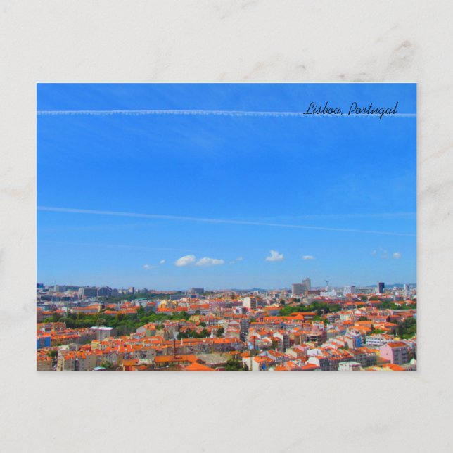 Lisbon Skyline ~ Lisbon, Portugal, Postkarte (Vorderseite)