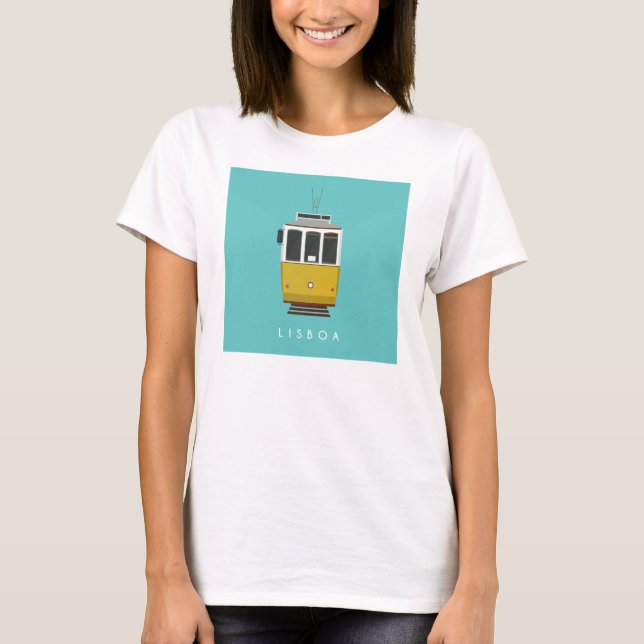 Lisbon Tram T-Shirt (Vorderseite)
