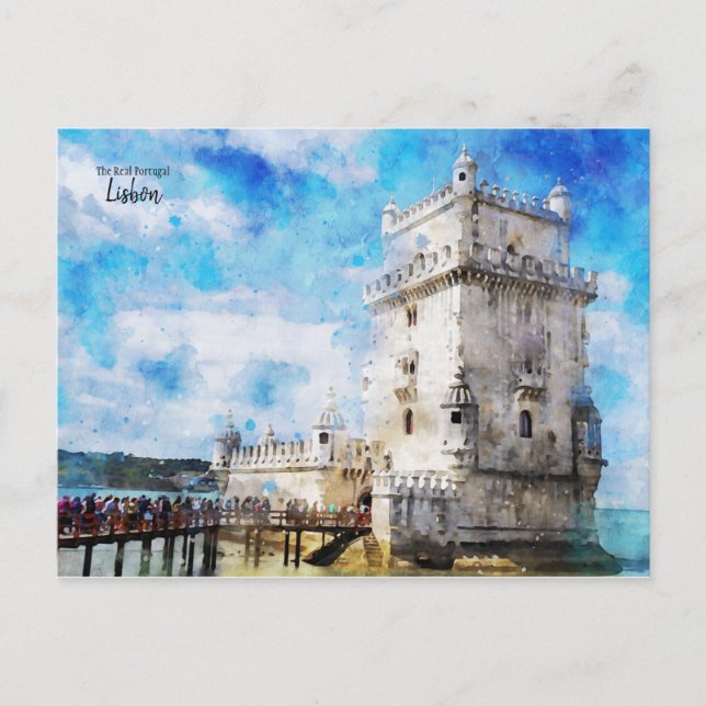 Lisbonne - La vraie carte postale du Portugal (Devant)