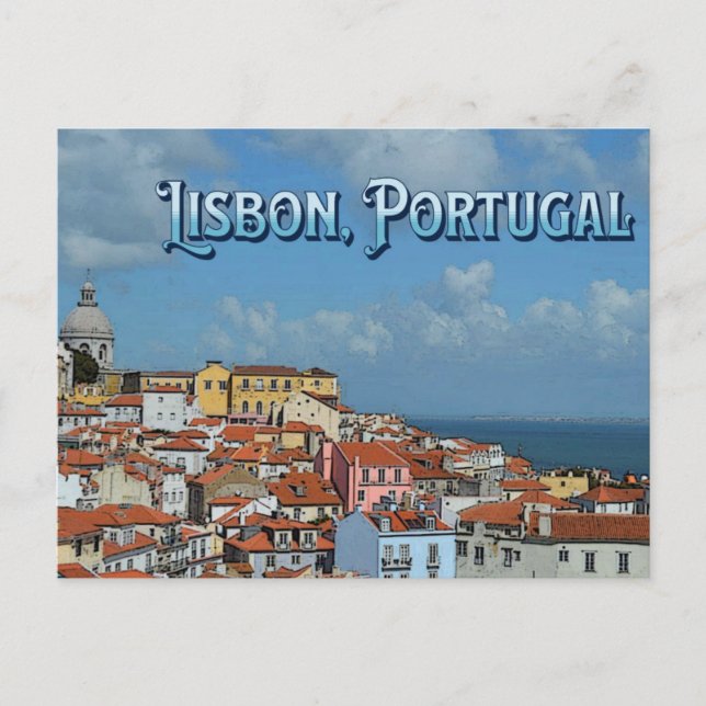 Lisbonne, Portugal Carte postale Voyage (Devant)