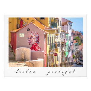 Lisbonne, Portugal, Fresque Colorée, Photo