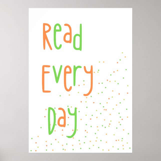 Lisez chaque jour Poster (Devant)