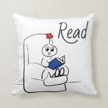 Lisez et dormez coussin