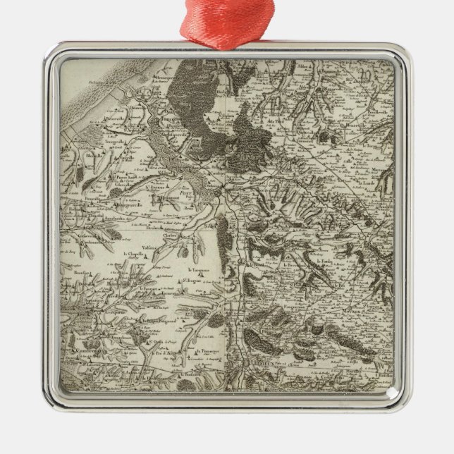 Lisieux, Honfleur Ornament Aus Metall (Vorne)