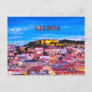 Lissabon 001D Postkarte