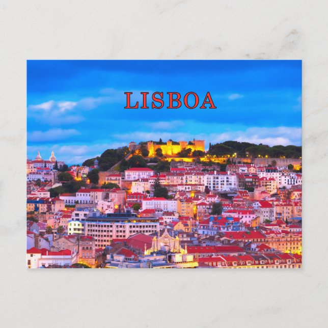 Lissabon 001D Postkarte (Vorderseite)