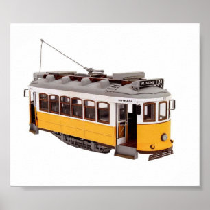 Lissabon-Andenken Poster