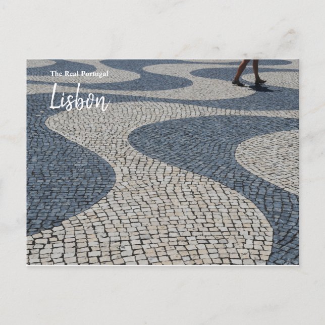 Lissabon - Das wahre Portugal Postkarte (Vorderseite)