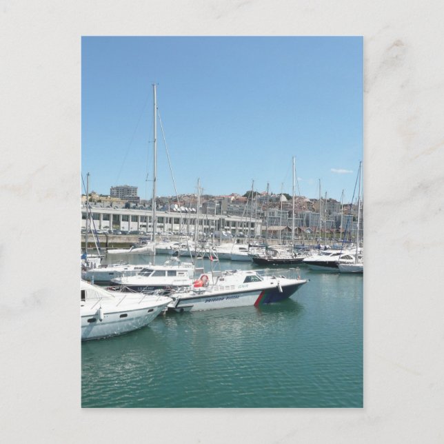 Lissabon Docks Postkarte (Vorderseite)
