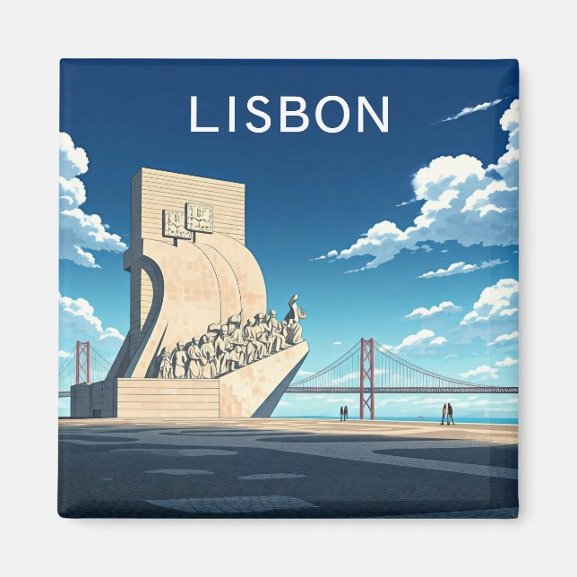 Lissabon-Magnet Magnet (Vorne)