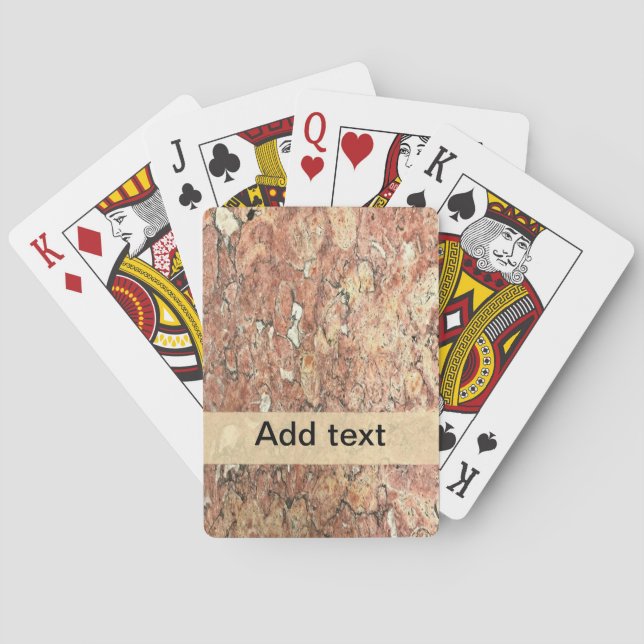 Lissabon-Marmor Spielkarten (Rückseite)