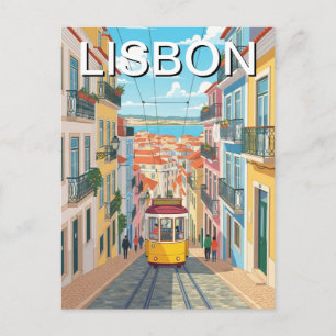 Lissabon Portugal Alfama Postkarte