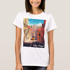 Lissabon Portugal Anime Style T - Shirt