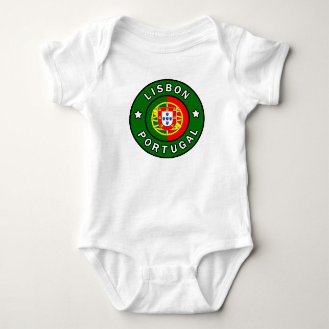 Lissabon Portugal Baby Strampler (Vorderseite)