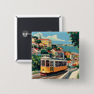 Lissabon Portugal Button