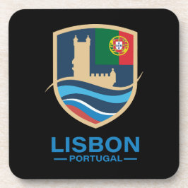 Lissabon Portugal Europa Getränkeuntersetzer