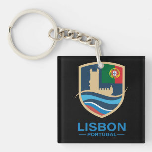 Lissabon Portugal Europa Schlüsselanhänger