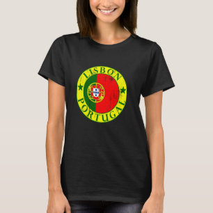 Lissabon, Portugal Flagge, Portugal Reise, Lissabo T-Shirt