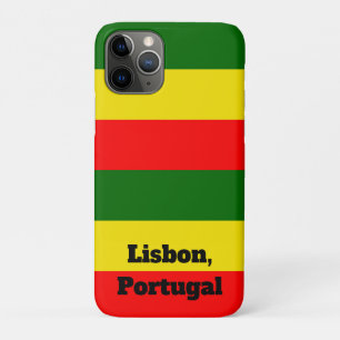 Lissabon, Portugal - Flaggenstreifen Case-Mate iPhone Hülle