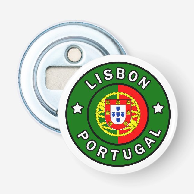 Lissabon Portugal Flaschenöffner (Vorderseite)