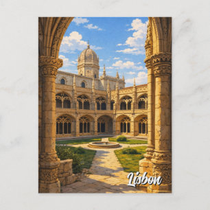 Lissabon Portugal Hieronymuskloster Postkarte