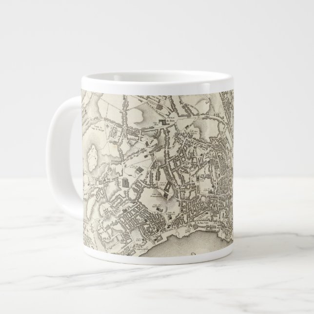 Lissabon, Portugal Jumbo-Tasse (Vorderseite Links)