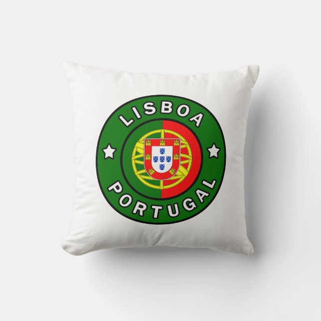 Lissabon Portugal Kissen (Vorderseite)