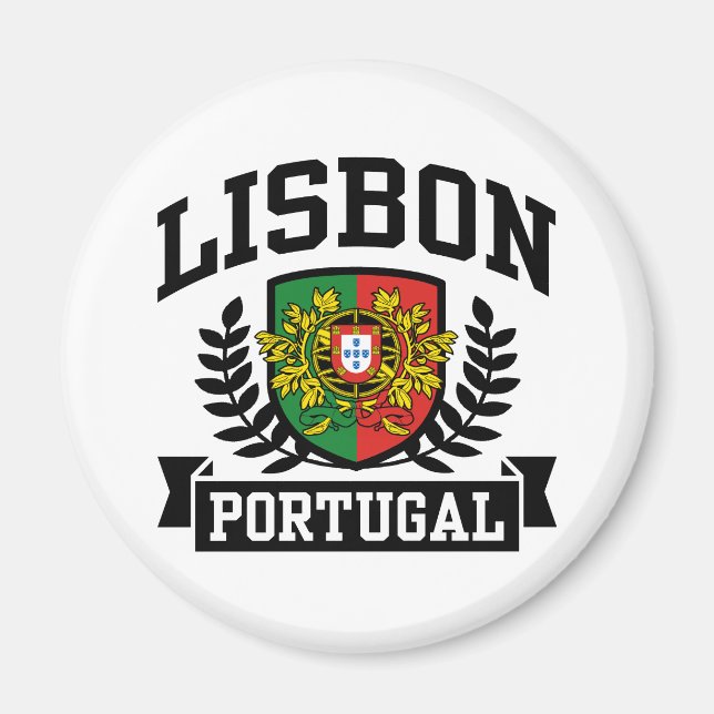 Lissabon Portugal Magnet (Vorne)