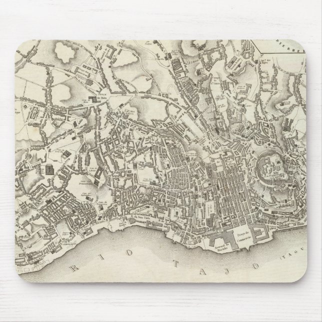 Lissabon, Portugal Mousepad (Vorne)