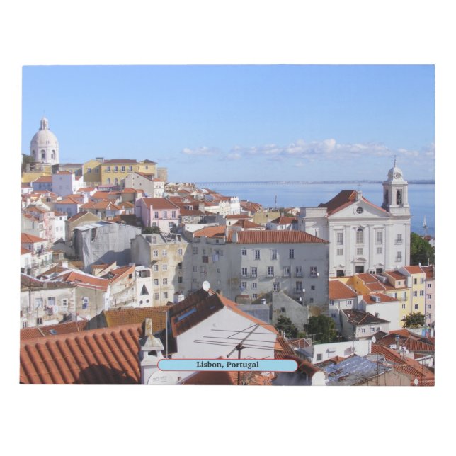Lissabon, Portugal Notizblock (Vorderseite)