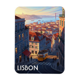 Lissabon Portugal Pantheon Alfama Anime Magnet