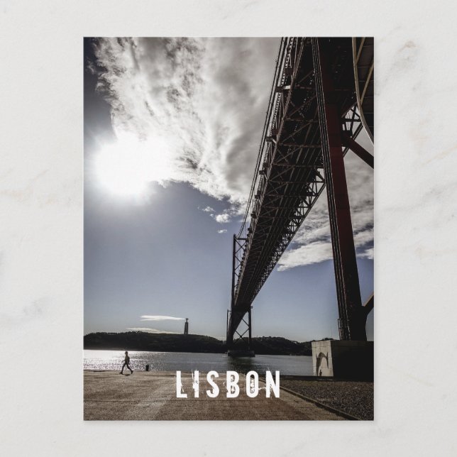 Lissabon, Portugal Postkarte (Vorderseite)