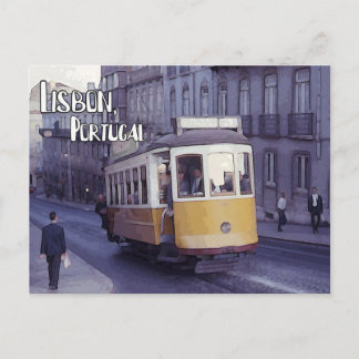 Lissabon, Portugal - Postkarte