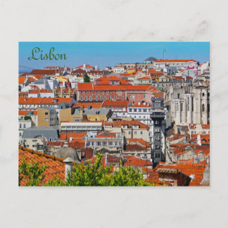 Lissabon, Portugal Postkarte