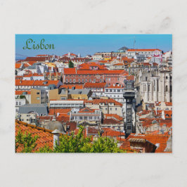 Lissabon, Portugal Postkarte