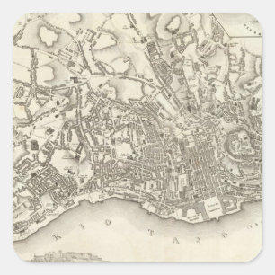 Lissabon, Portugal Quadratischer Aufkleber
